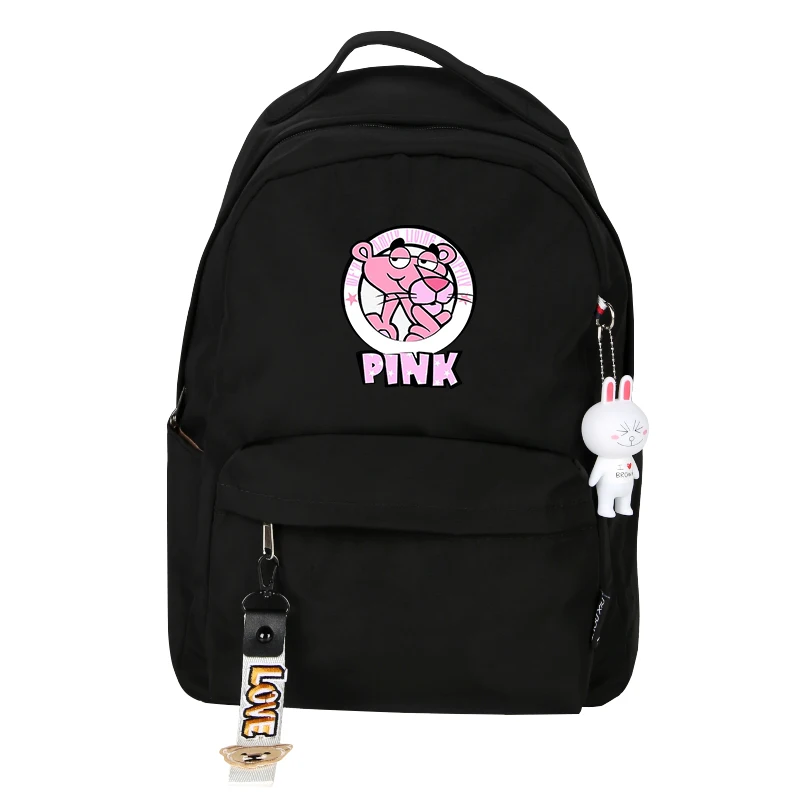 Аниме Розовая пантера рюкзак милый розовый ITA сумка корейский стиль Back Pack Розовая пантера школьные сумки для девочек-подростков Kawaii рюкзак - Цвет: GJB-yuanbao