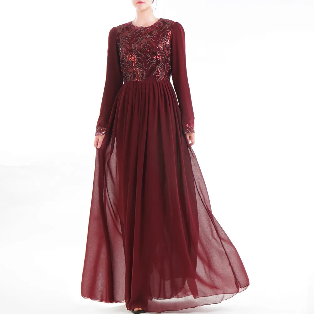 Роскошное кружевное платье Abaya с вышивкой кафтан длинное для женщин кимоно Jubah