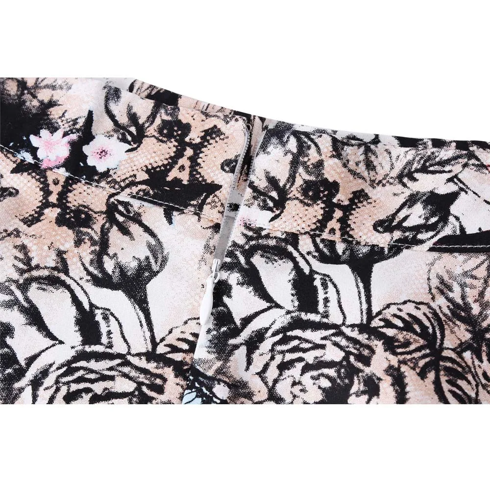 По колено летнее платье с коротким и широким подолом Юбка взлетно посадочной