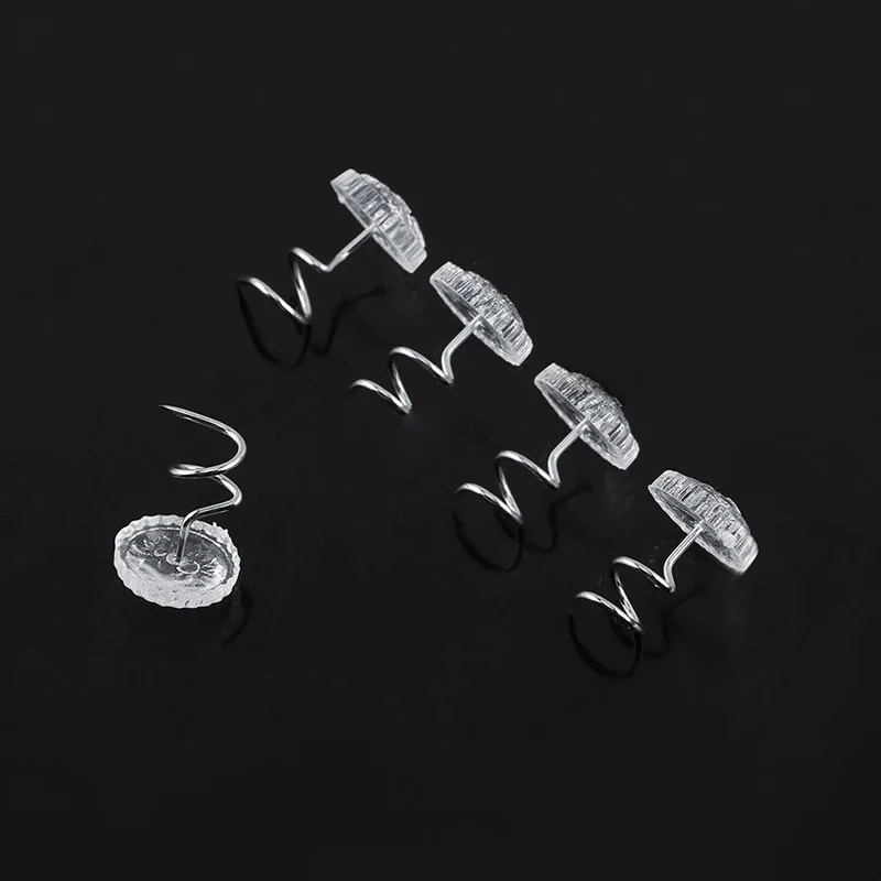 

Round Truck Stainless Steel Headliner 15*10mm For Interior Car Set Auto Transparent 60Pcs Accessories Repair Pins