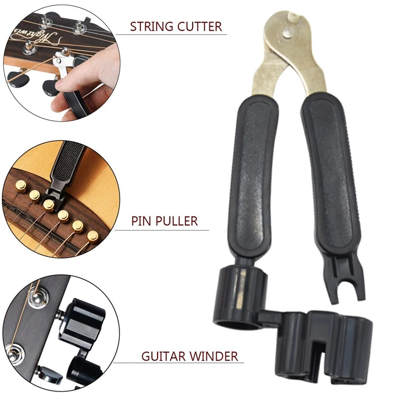 HOT-Guitar Accessories Kit 49 Pcs Guitar Tool Including Picks Capo Acoustic Strings String Winder Bridge Pins | Спорт и развлечения