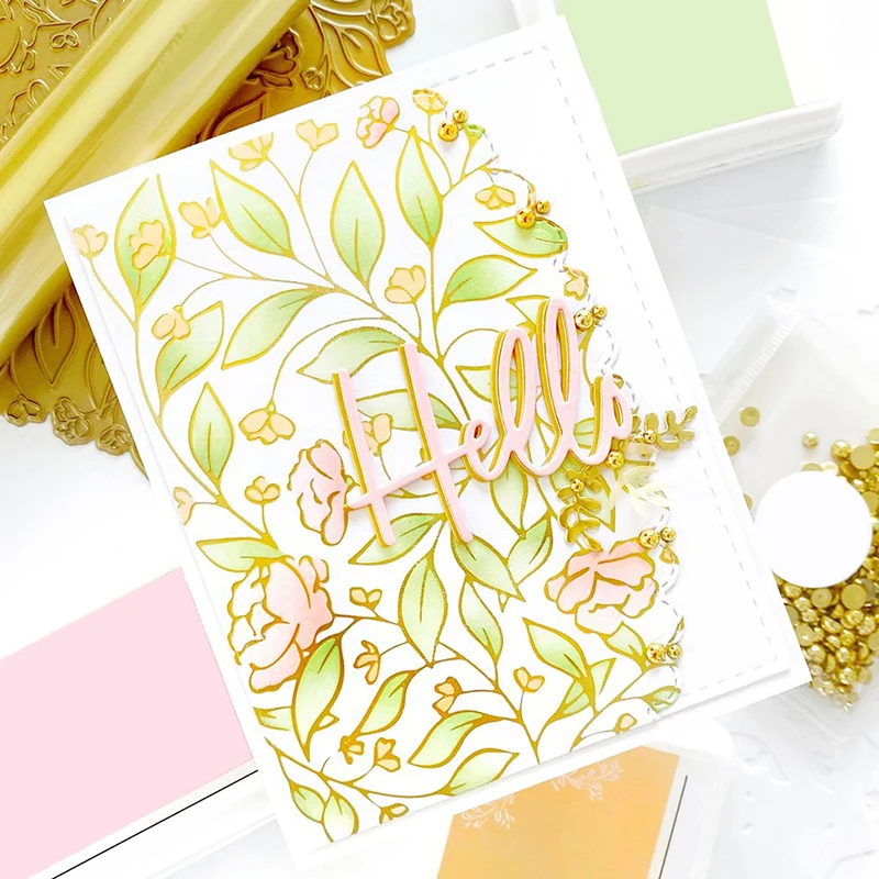 Новинка 2021 г. милые пластиковые трафареты с цветами прозрачные штампы горячая