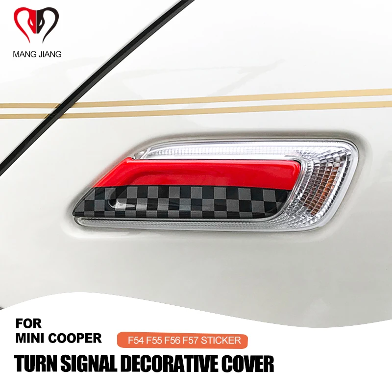 

Union Jack Car Sticker Turn Signal Fender Decoration Cover Case For Mini Cooper Clubman F54 F55 F56 F57 Car Styling Accessories