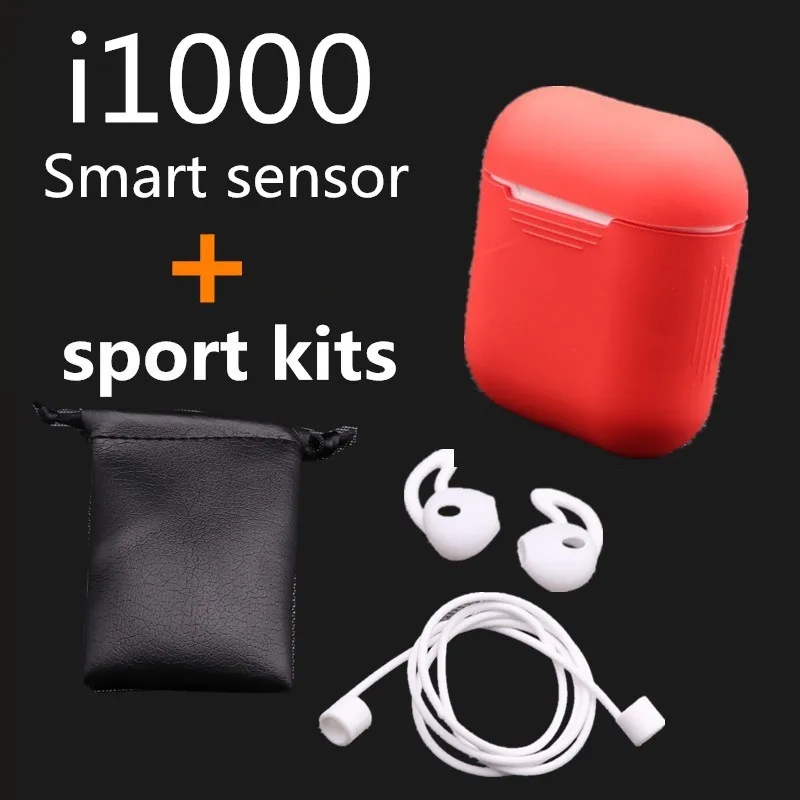 Красный I10000 tws 1:1 Smart sensor 8D Bass Pop Up Беспроводная зарядка Bluetooth наушники pk W1i1000 i200 i2000 i5000 i9000 tws - Цвет: Красный