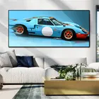 FORD GT 40 Giulia TZ2, искусство, Классический гоночный автомобиль, фотокартина, домашний декор, Настенная картина для гостиной