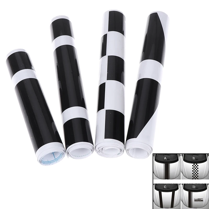 Наклейка WRC в полоску для гоночного спорта наклейка на голову автомобиля