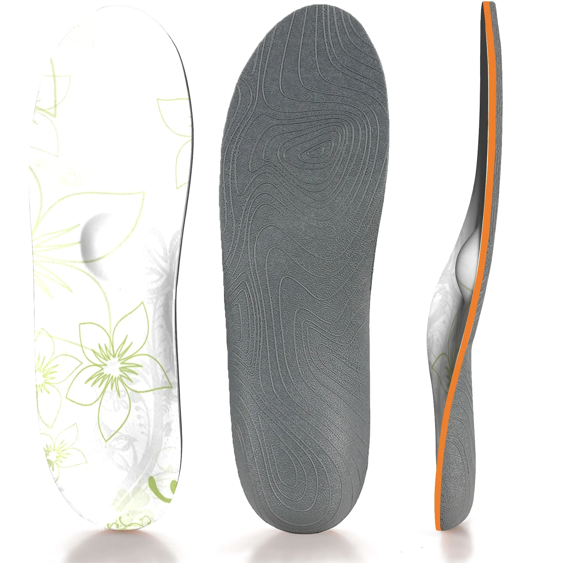High Elastic Insole Shock Absorption Running EVA Sports Insole Female Shoes