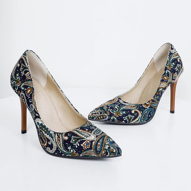 

Women high heels Snakeskin pattern shoes plus size 22-28cm length shoe for women shoes European and American super high heels