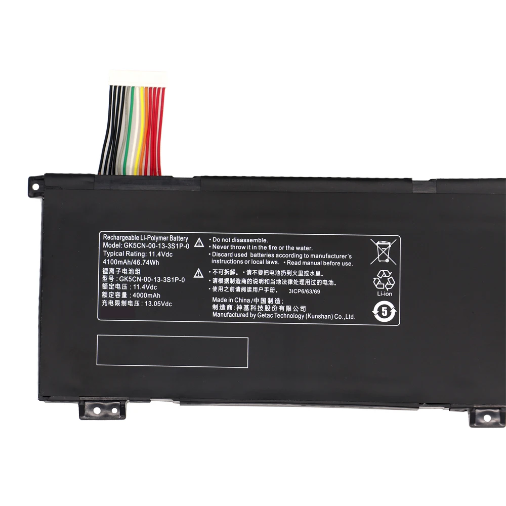 Новая аккумуляторная батарея для ноутбука Getac GK5CN5Z GK7CN6S Series 46.74Wh 4100 мАч 11 4 в