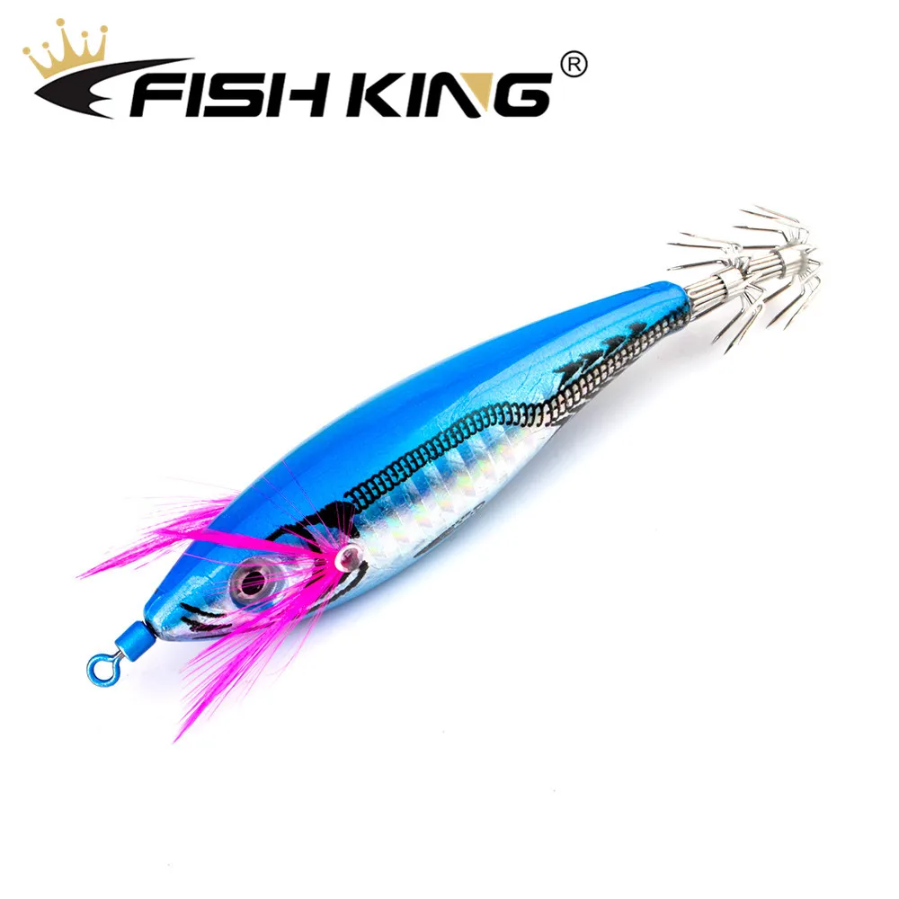 FISH KING приманка для рыбной ловли 7 см/11 5 г крючок кальмара со стандартными блеснами