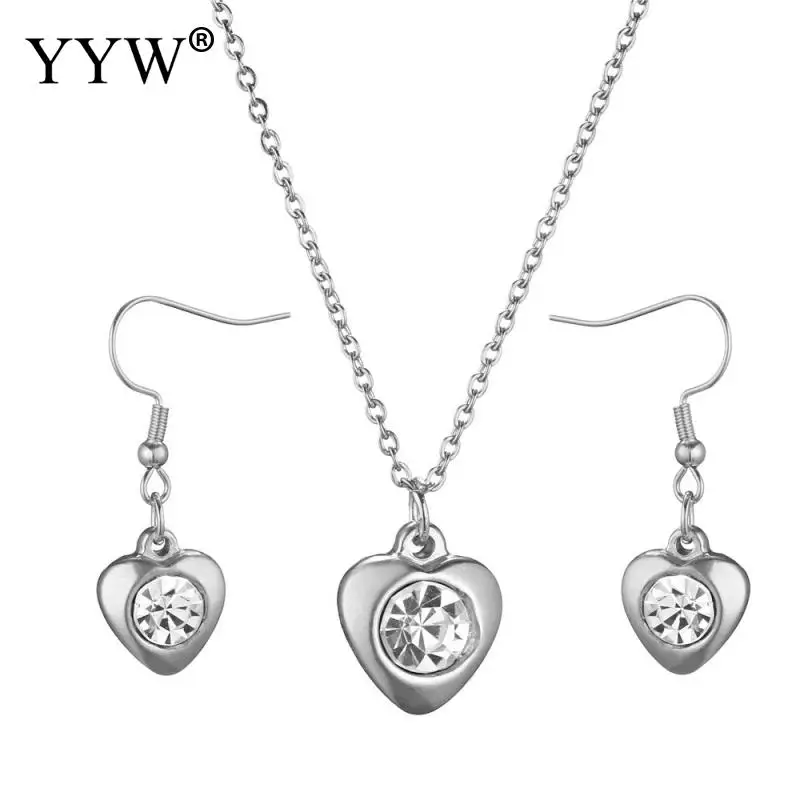 Комплект из колье и серёг нержавеющей стали|Ювелирные наборы| |