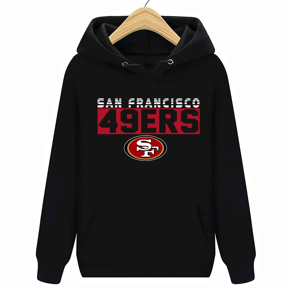 Majestic Heathered Charcoal Сан Харадзюку принт Франсиско Лето 49Ers входят в игры толстовки и толстовки