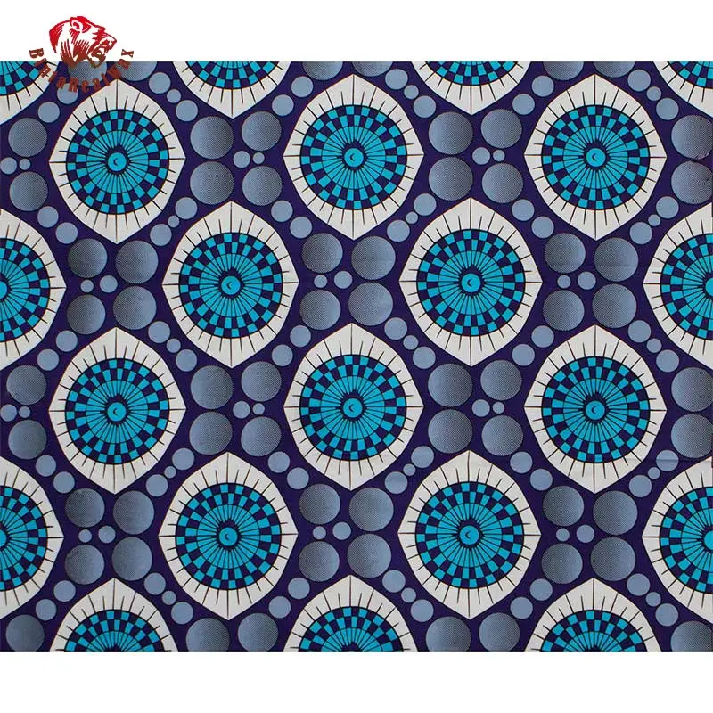 Африканская ткань Анкара модная мягкая полиэфирная высокого качества 6 ярдов/лот