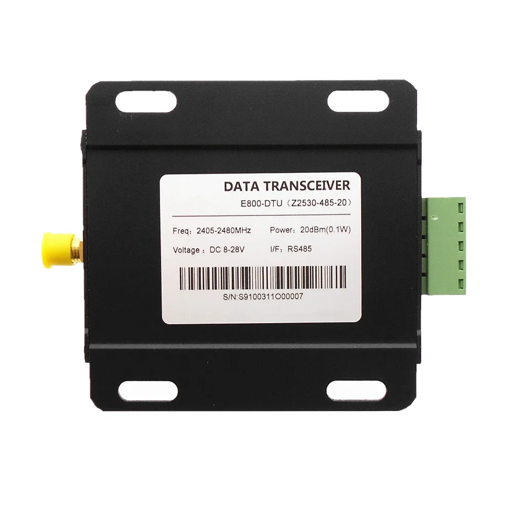 E800 DTU 485 20 ZigBee к RS485/RS232 цифровое радио CC2530 + CC2592 Беспроводная модульная