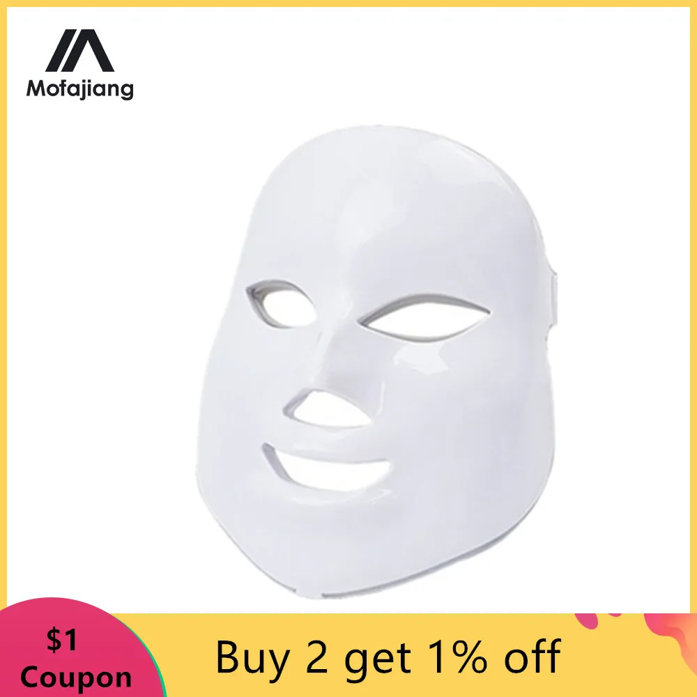 Светодиодная фотонная маска для лица терапия 3/быстрое освещение подтяжка кожи