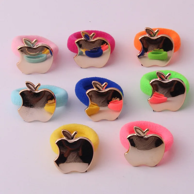 FQ027 модные милые маленькие резинки для волос высококачественные хлопковые