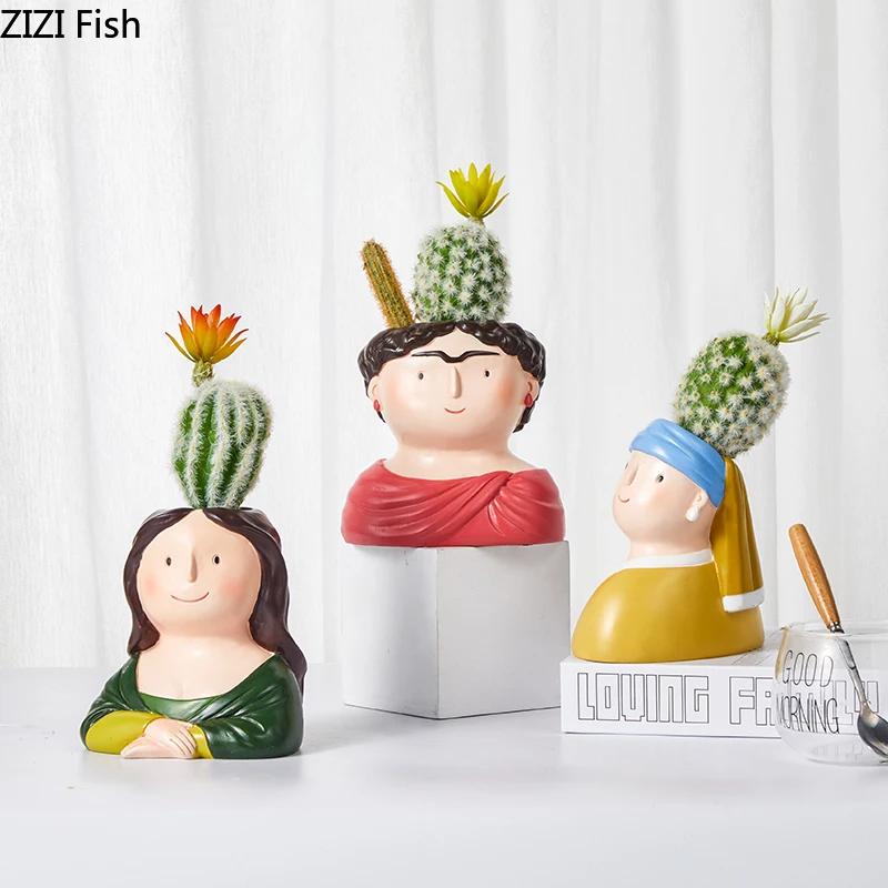 Мультяшный портрет семейный декор украшения настольный милый держатель для