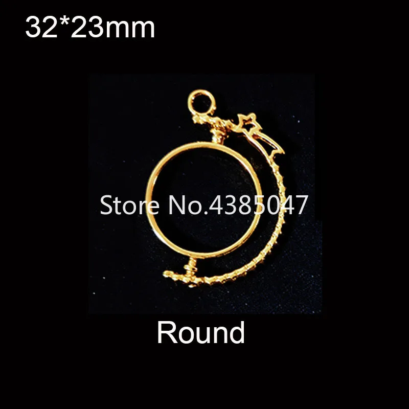 5 шт./лот вращающаяся металлическая рамка фурнитура для ювелирных изделий