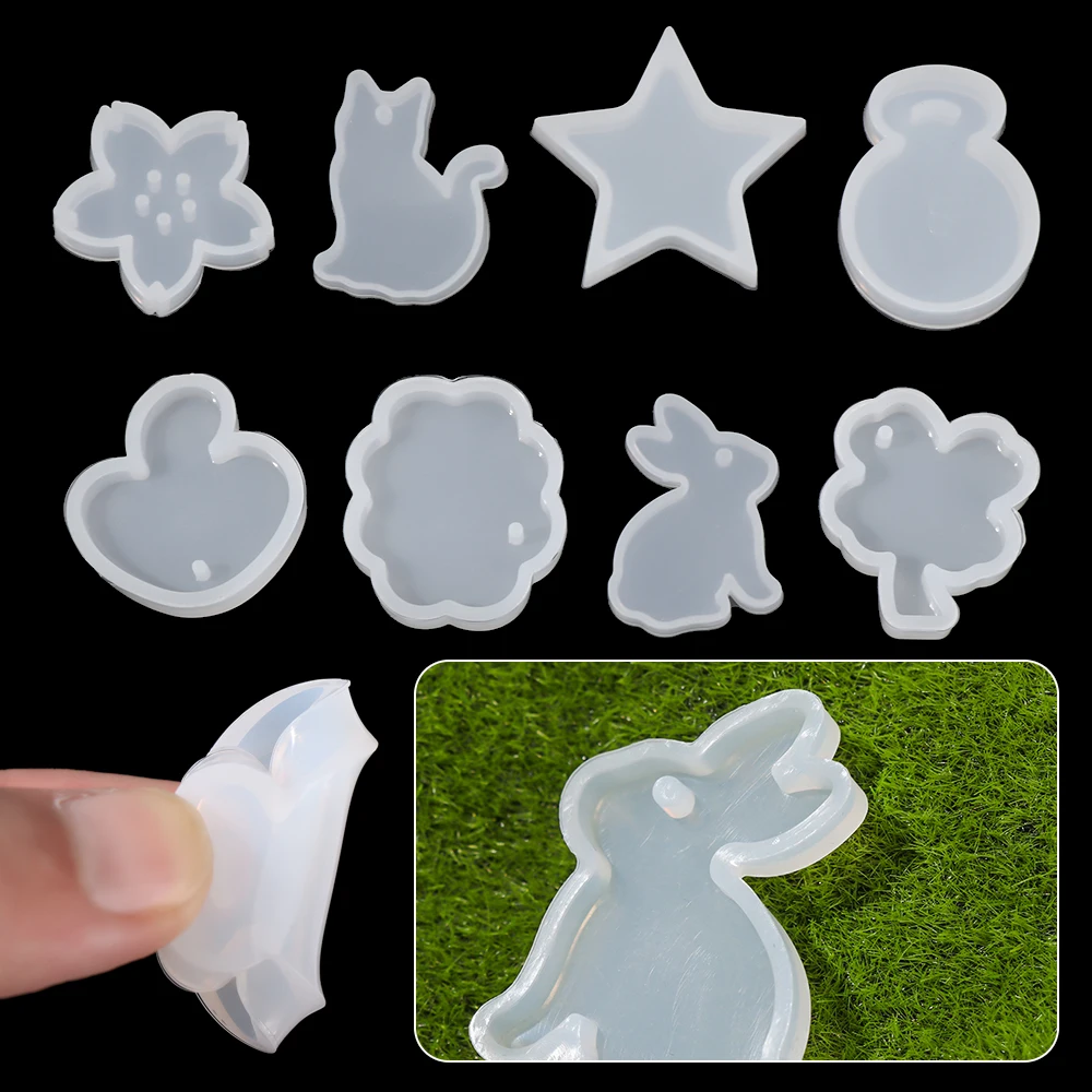 Шейкер-бабочка/кошачья лапа/Пчела/круглая смола форма хрустальный кулон зыбучий