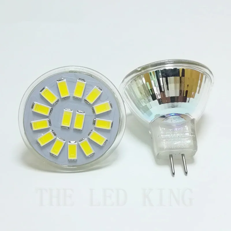 1- 10 шт. Новая Мощная лампада MR11 GU4 5730SMD 6 Вт 9 12 с регулируемой яркостью Led Cob
