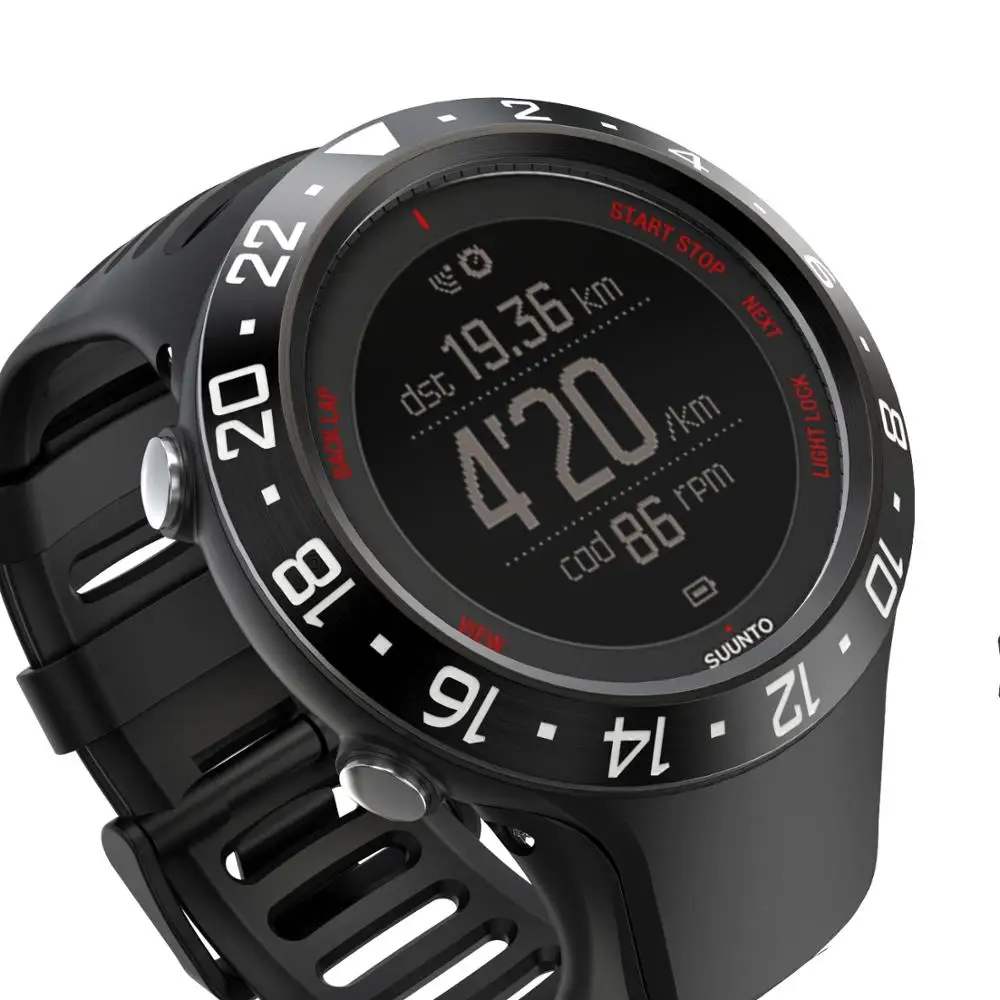 Meatel рамка из нержавеющей стали Смарт часы чехол для SUUNTO AMBIT3 RUN черный HR Часы