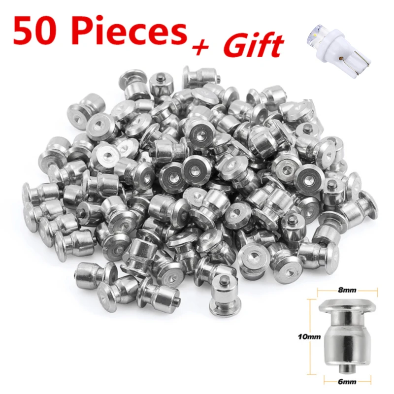 50 шт. зимние наконечники для колес шпильки автомобильных шин винты снега шипы