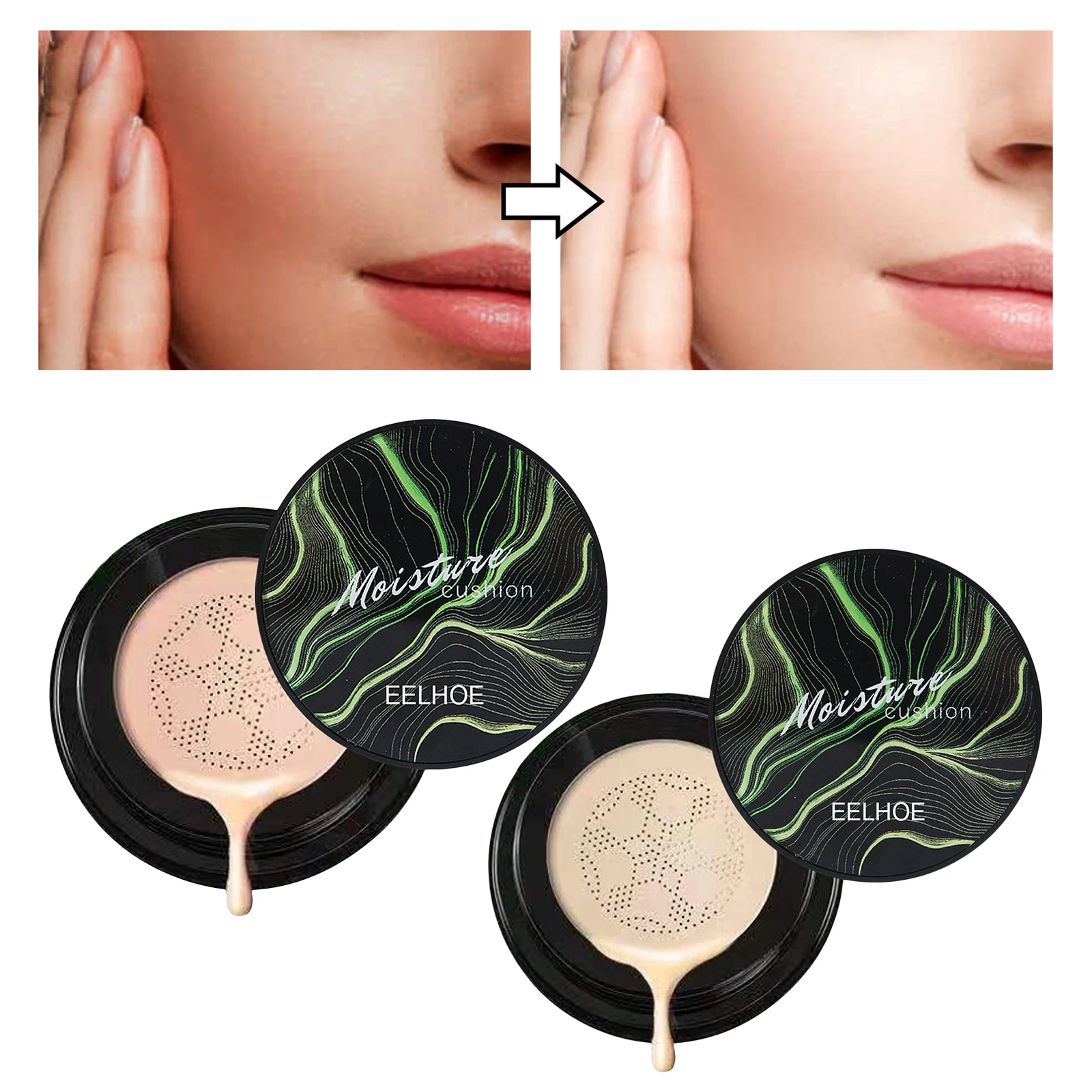 

Air Cushion BB Cream Blemish Concealer Moisturizing Liquid Foundation Primer