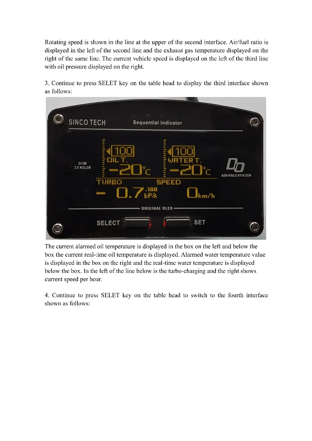 CNSPEED 10 в 1 Стиль Авто спортивный цифровой измеритель OLED цифровой тахометр полный сенсор комплект Электрический автомобильный измеритель YC101196