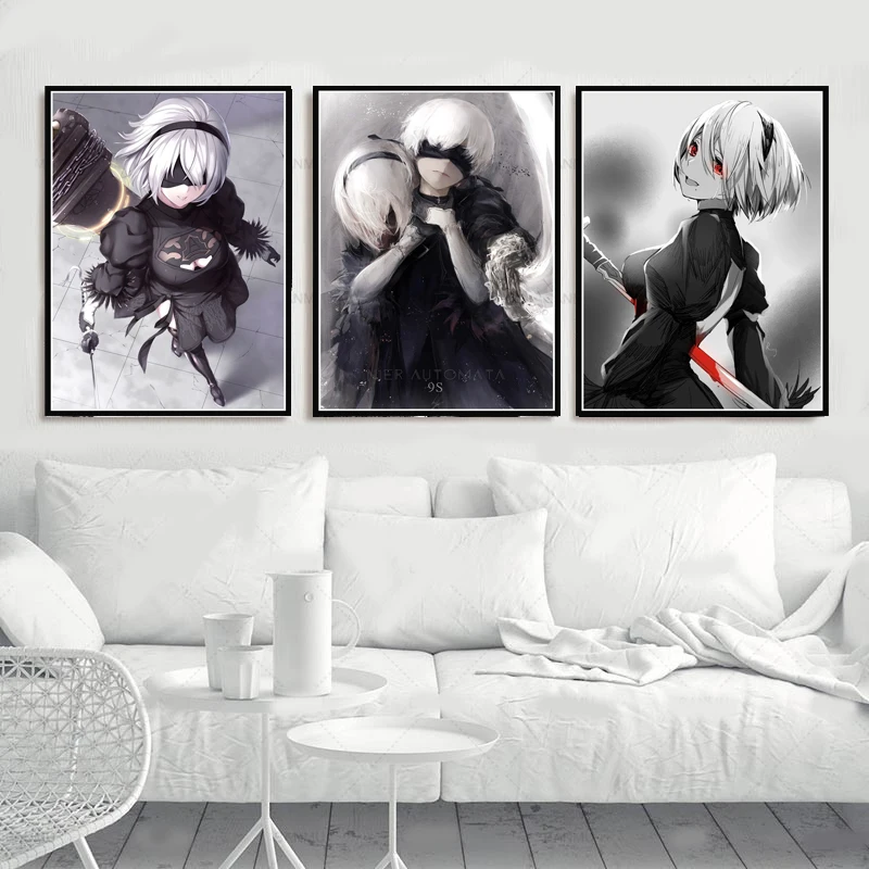 Картина на холсте с японским аниме Лидер продаж | Дом и сад