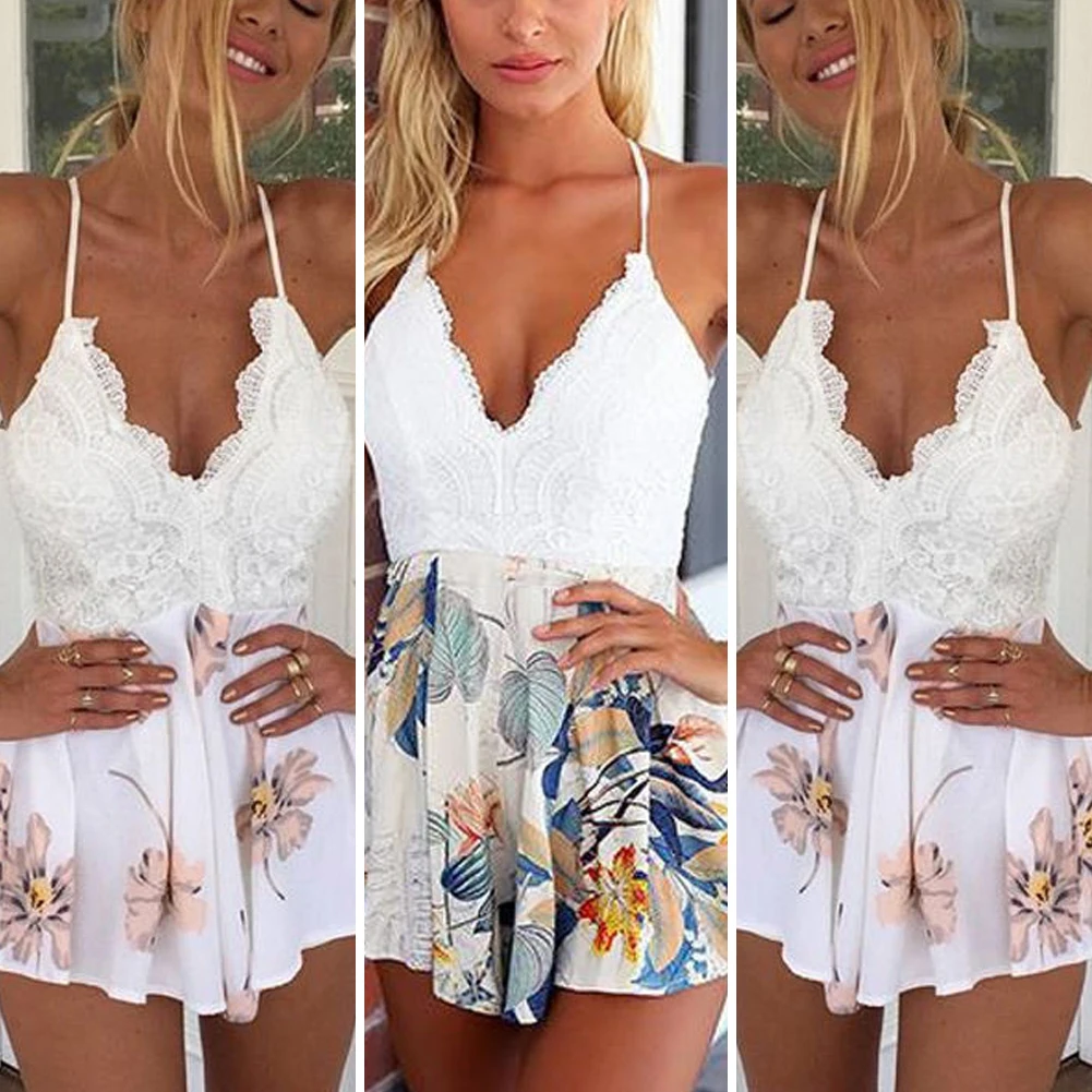 Женский Летний комбинезон новинка хит продаж сексуальная клубная одежда