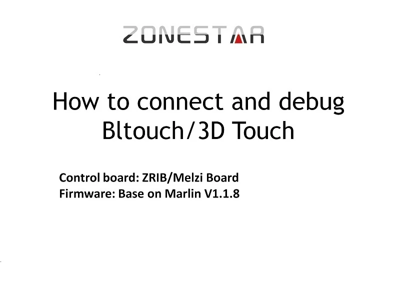ZONESTAR 3d принтер датчик автоматического выравнивания 3D сенсорный датчик выравнивания кровати
