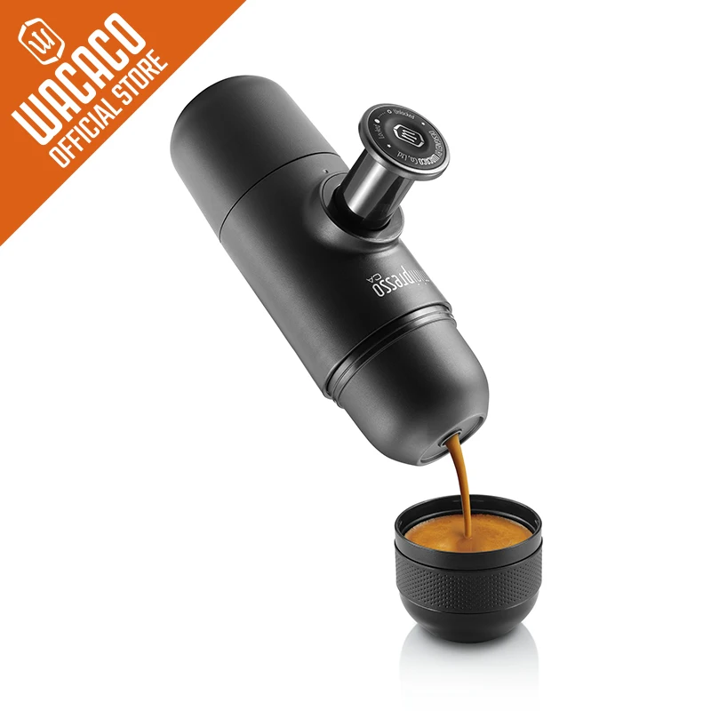 Wacaco Minipresso CA Portable Espresso Coffee Machine Compatible Capsules* Small Travel Maker Mini coffee machine. | Дом и сад