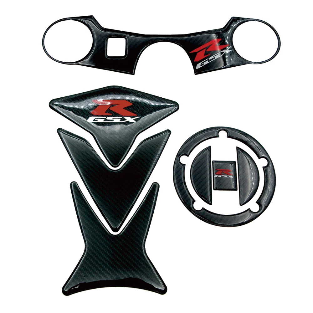 Наклейки для крышки топливного бака мотоцикла из углеродного волокна |