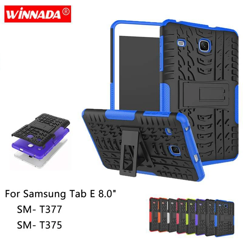 Противоударный чехол для Samsung galaxy Tab E 8 0 SM T377 T375 T377W T377P|Чехлы планшетов и