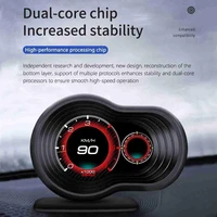 smart car head up display meter water and oil temperature speedometer alarm latest head up display car monitor