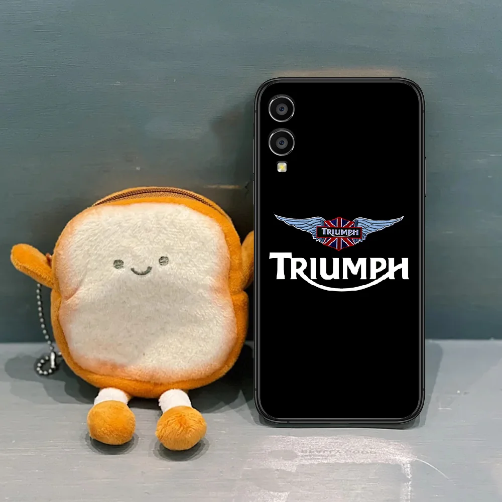 

Triumphes motorcycle Phone Case Cover Hull For Huawei honor 8 9 10 20 30 X S A i Lite Pro V40 black Back Silicone Hoesjes Luxury