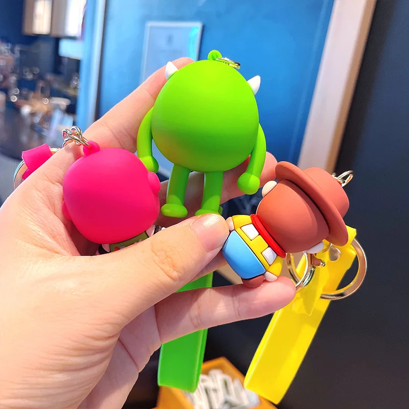 Брелки с героями Диснея История игрушек мультфильм Deehus Базз светильник Майк Wazowski