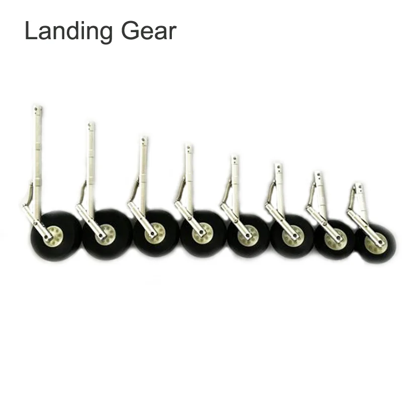 Выдвижная амортизирующая задняя шасси с колесами 1 пара алюминиевый сплав для FPV