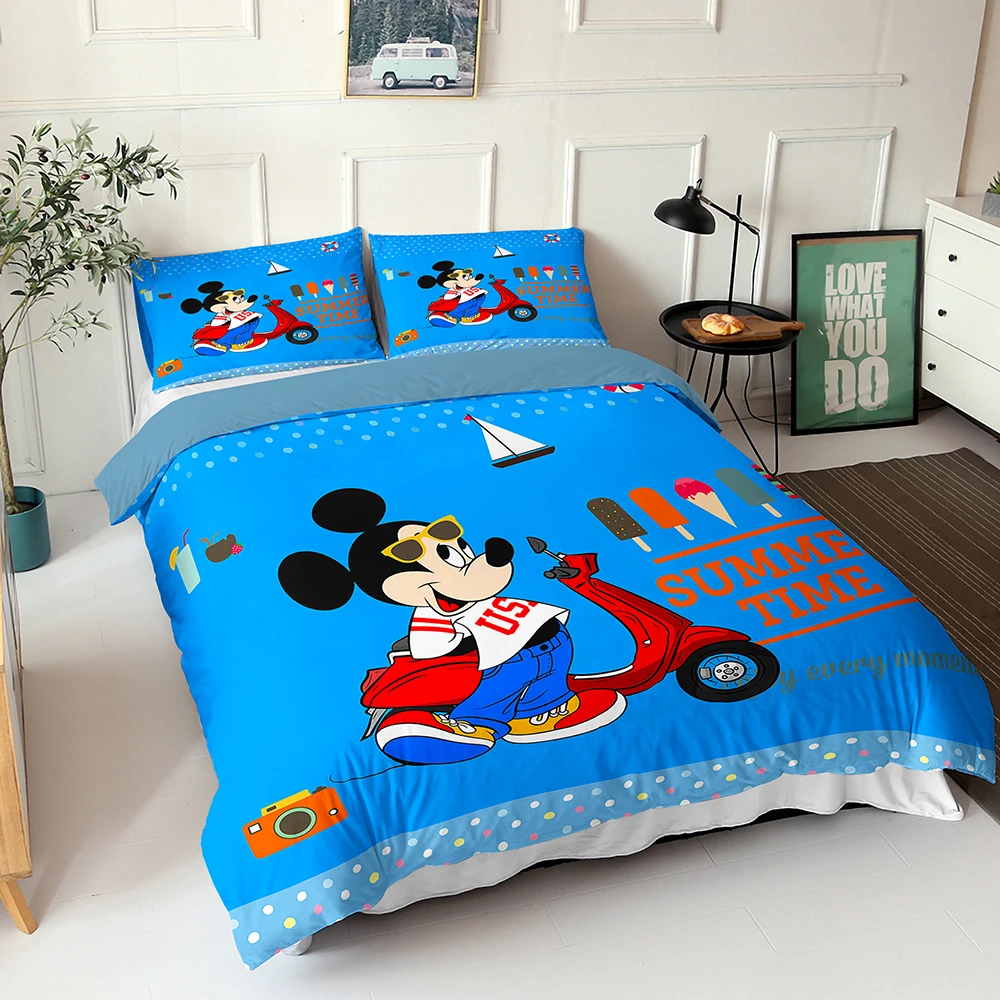 Disney с Микки Маусом и Минни Маус комплект постельного белья для детей домашний