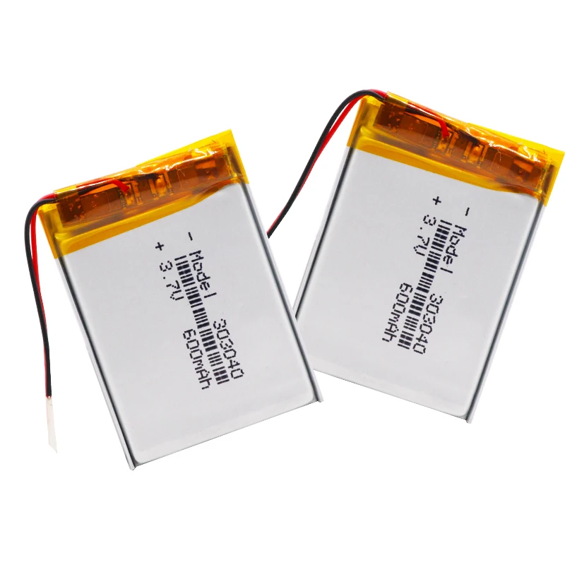 3 7 V 600mAH 303040 полимерный литий-ионный/литий-ионный аккумулятор для dvr GPS mp3 mp4
