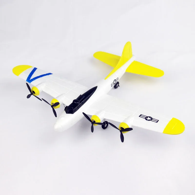 2019 Bomber Remote-controlled Rc Airplane Flighter Outdoor Toy Dual-channel Usb Charger Automatic Balance Aircraft Model Toy enlarge