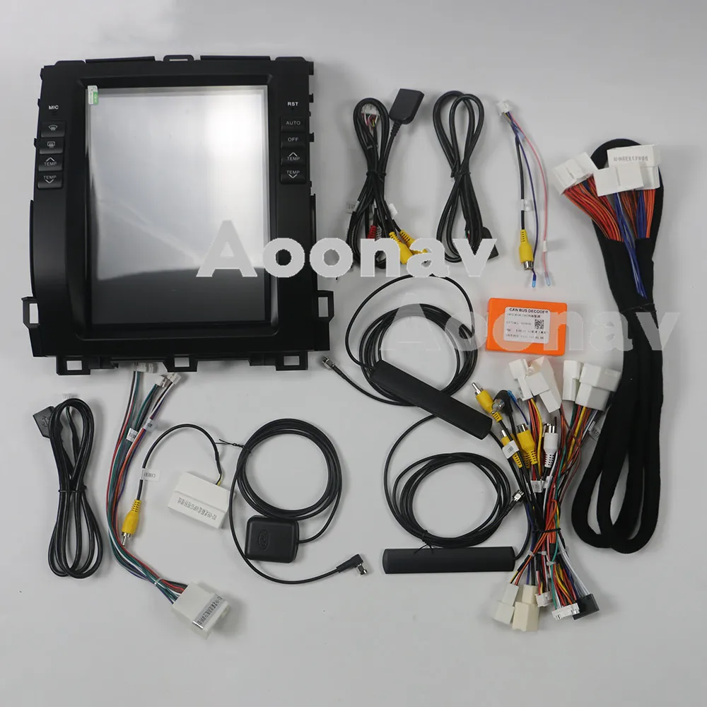 Автомагнитола 2DIN 128 ГБ Android для Toyota Land Cruiser Prado 120 2002-2009 Lexus GX470 автомобильный стерео