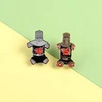 its just a flesh wound enamel pins monty python and the holy brooch black knight comedy movie medieval jewelry badge lapel pins