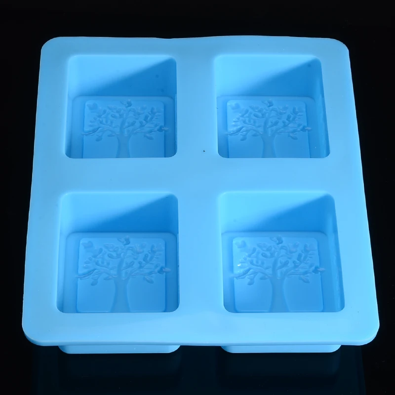 Силиконовая детская мыло ручной работы форма &quotдеревья&quot узор торт для