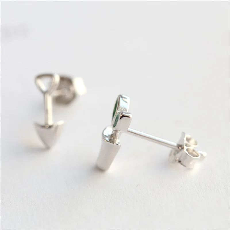 Горячая Серебряная Цвет горшечные растения серьги-гвоздики в форме цветок