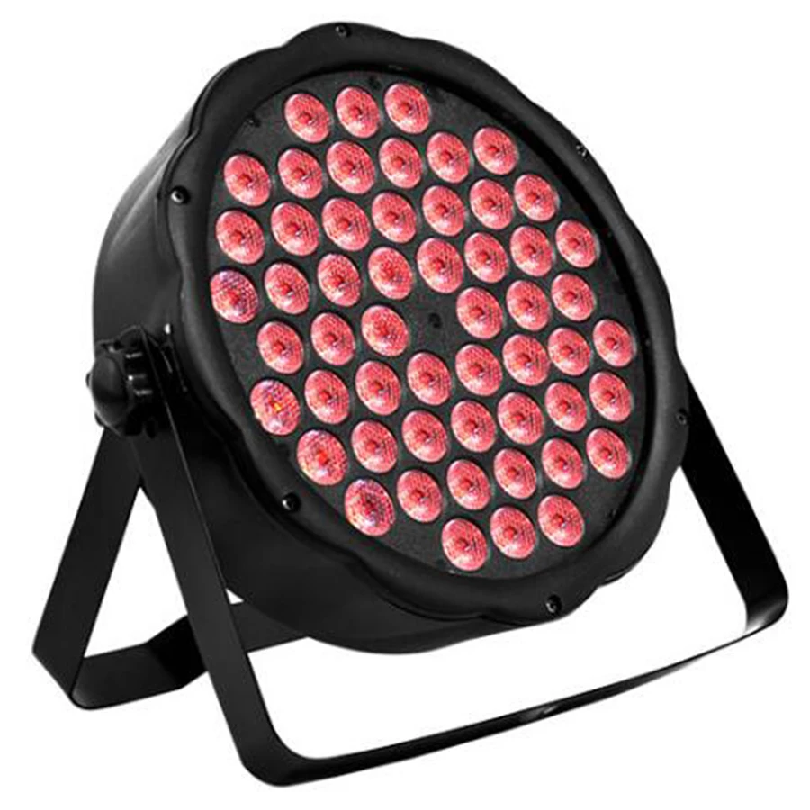 Плоский светодиодный RGB-Стробоскоп YaYao Par 54x3 Вт сценический эффект DMX 512 для диджея
