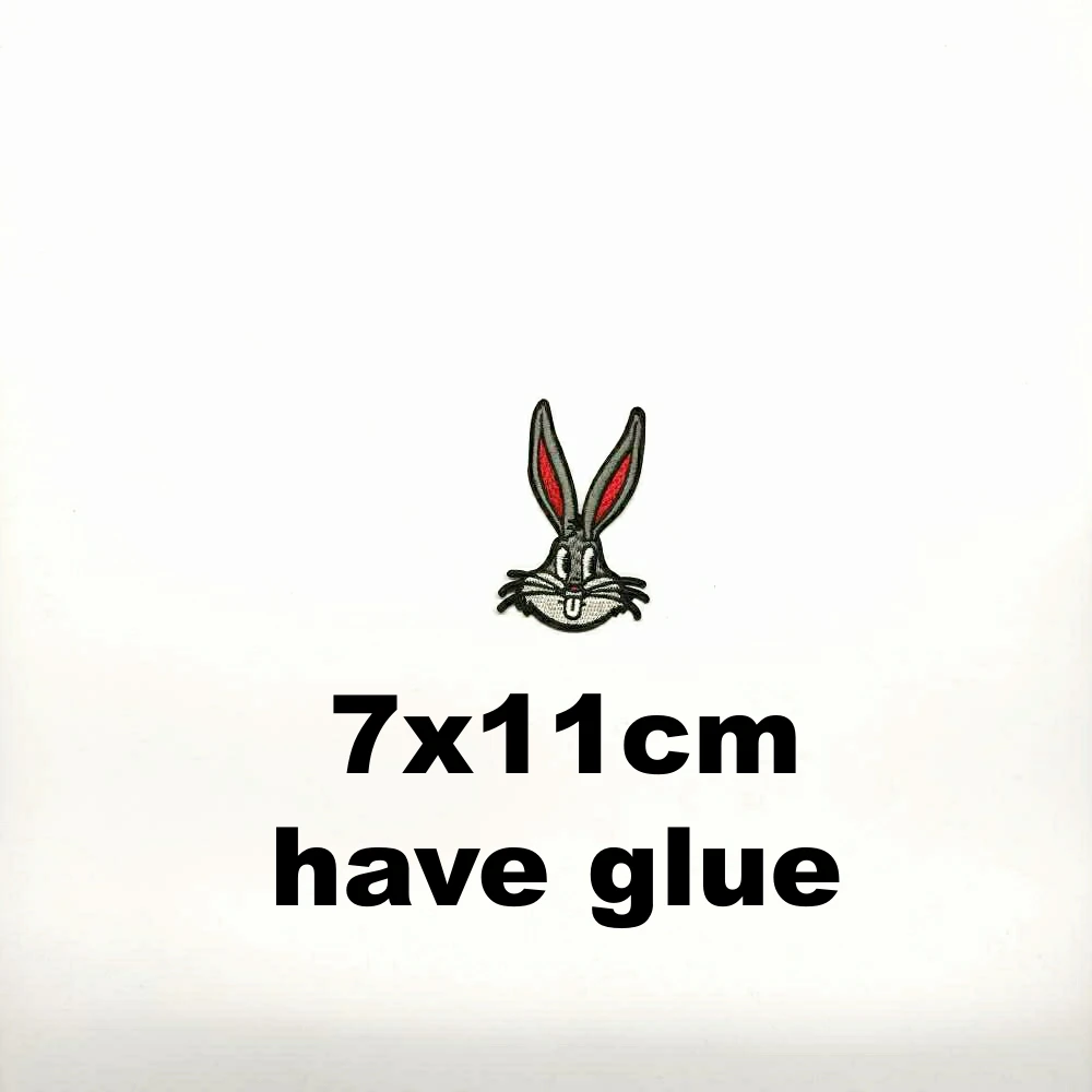 

large embroidery big rabbit cartoon patches for clothing CA-3423