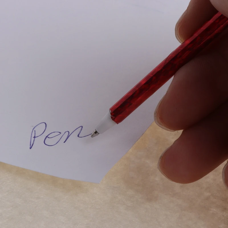 Роза цветок Декор Шариковая ручка синяя гелевая канцелярские принадлежности