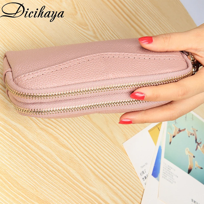 DICIHAYA Кошелек для монет женские кошельки винтажные тонкие короткие на молнии