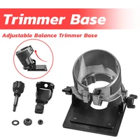 adjustable balance trimmer base shield wood work shank trim router edge molding metal woodworking slotting machine base
